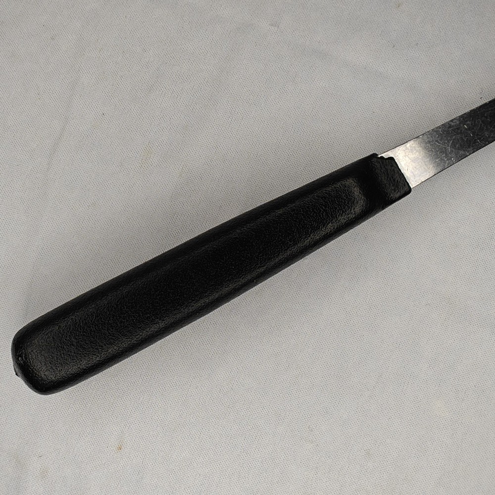 Vollrath 46952 12" Stainless Solid Spoon w/Plastic Coated Handle