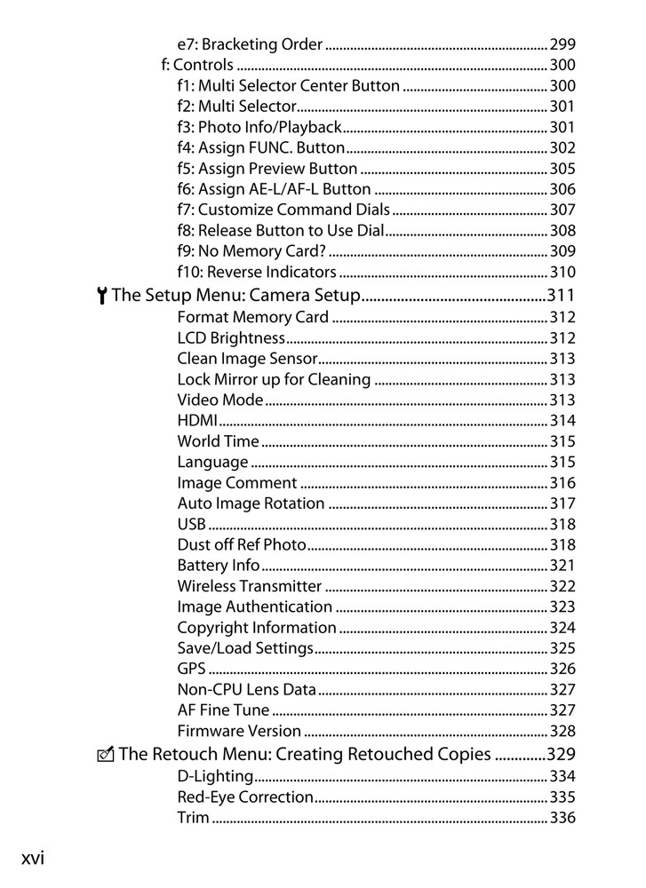 Nikon D300 — User Manual Owners Guide Reference — 451 Pages — USA Made