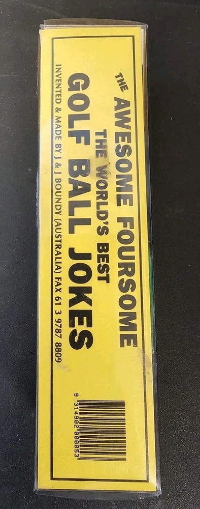 4 TRICK GOLF BALLS 1 Unputtaball, 1 Jetstreamer, 1 Phantom Ball 1 Exploding