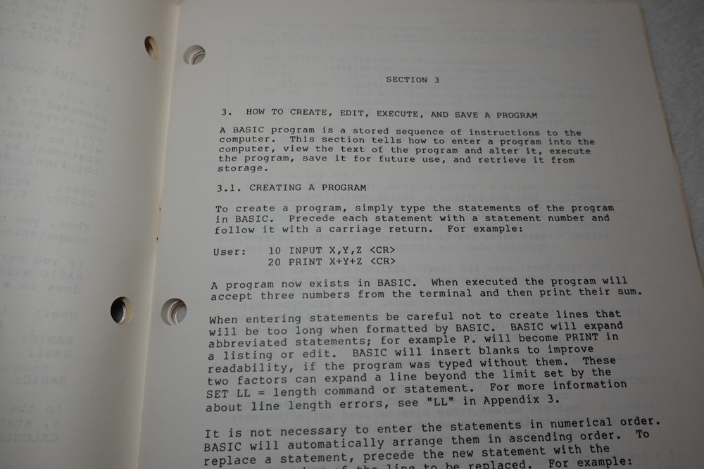 Processor Technology Extended Disk BASIC 1978 Vintage Original User's Manual