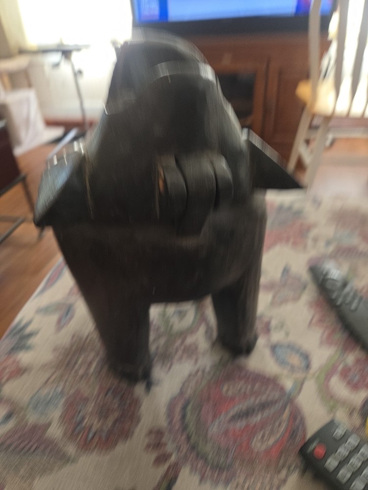 Handcrafted Wooden Incense Burner Elephant
