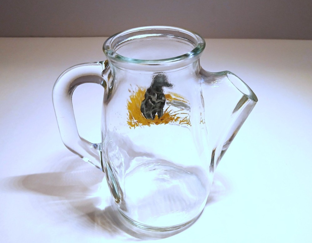 WESTMORELAND SNUB GLASS PITCHER