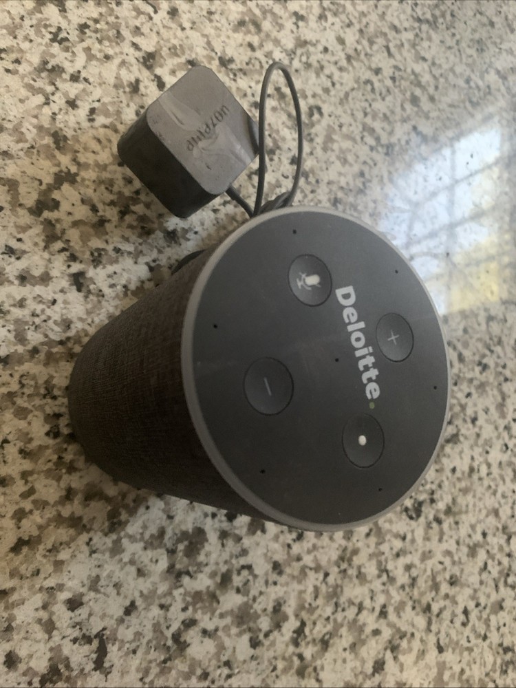 Amazon Echo (2nd Generation) Smart Assistant - Charcoal Fabric