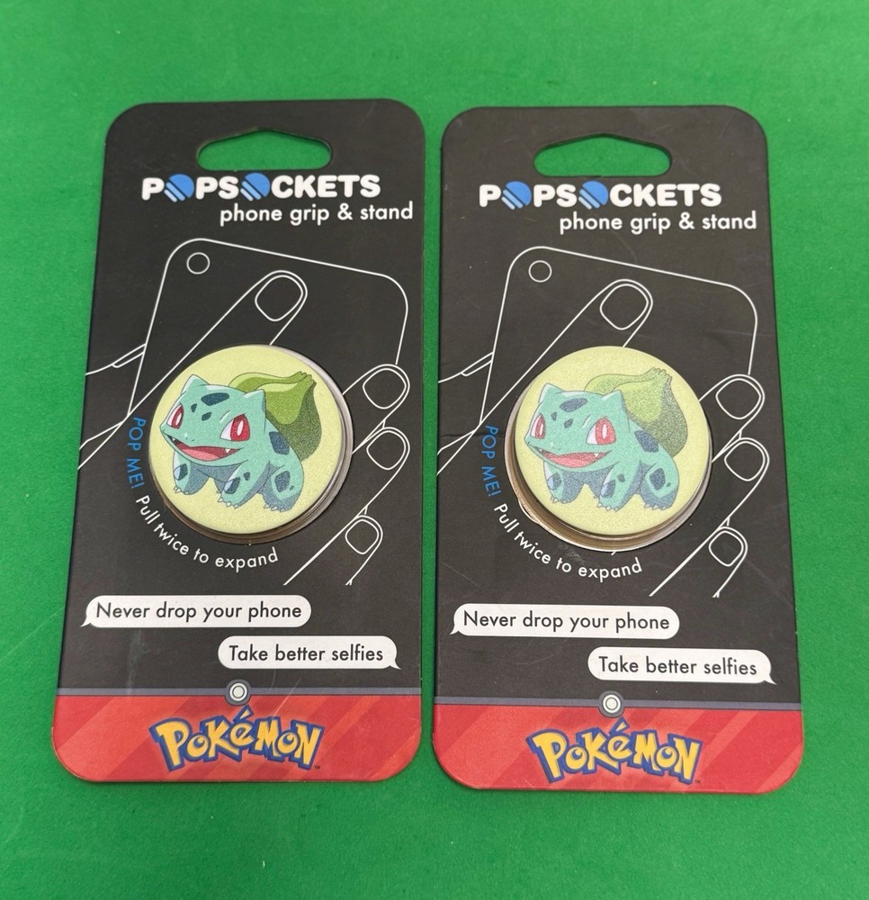 (2) Pokémon Popsocket - Bulbasaur Phone Grip & Stand