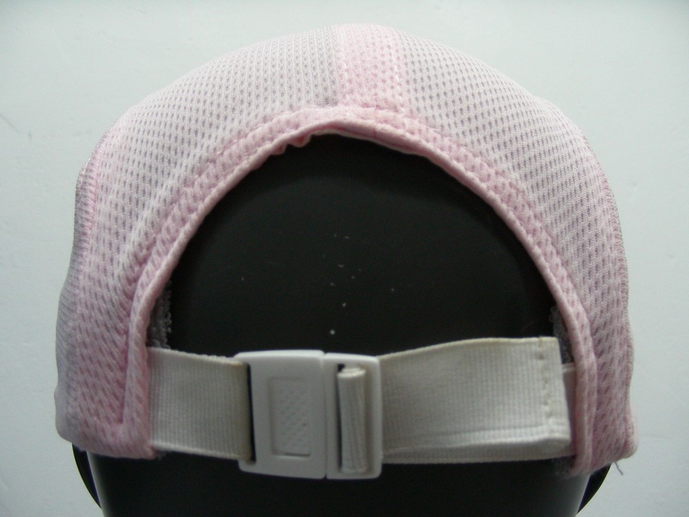 HEADSWEATS - One Size Pink Coolmax Polyester 5 Panel Running Cap Hat!