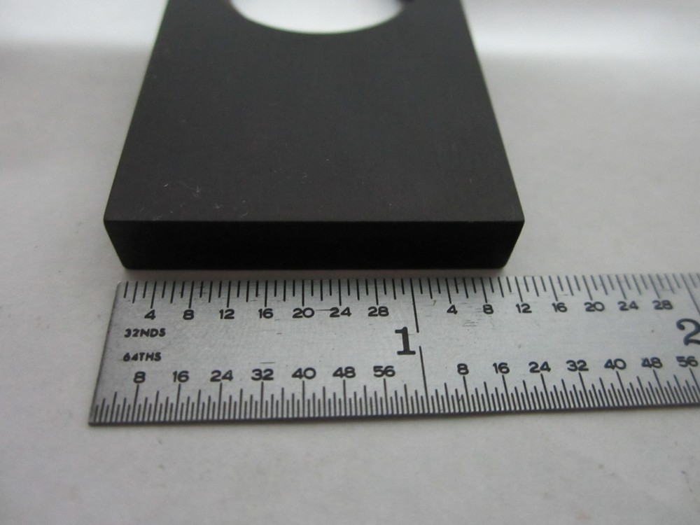 MICROSCOPE PART SLIDE COATED FILTER LEITZ GERMANY OPTICS AS IS BIN#S2-33