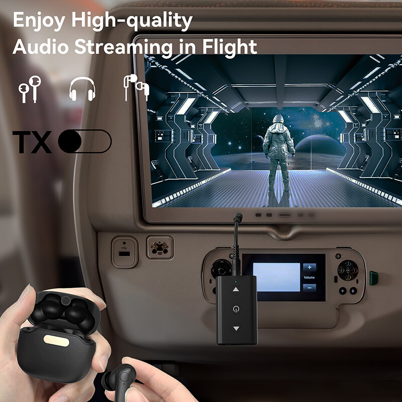 2in1 USB Wireless Bluetooth 5.1 Transmitter Receiver for Music Audio Aux Adapter