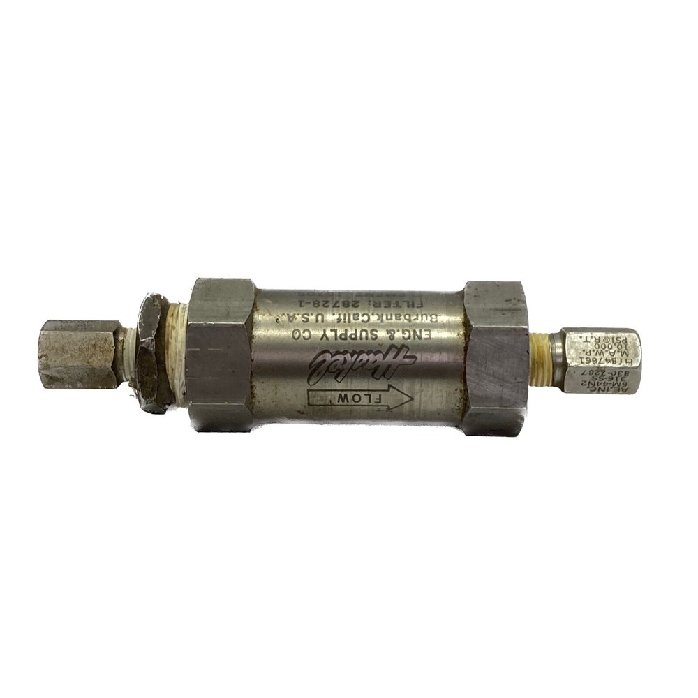 USED Haskel ENG.& Supply Co Booster Pump Filter 28728-1 Element 15705