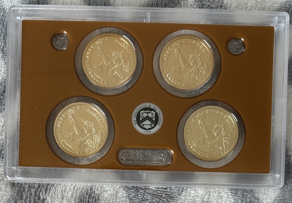 2013 Clad Proof Set Original Pkg Struck Thru Error Quarter & Half Dollar COA