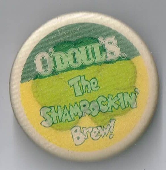 0'doul's The Shamrockin Brew 2" pin back button Pinback