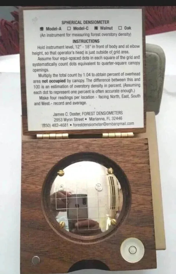 Spherical Crown Densiometer, For Tree Canopies Working, forestry Density Model-A