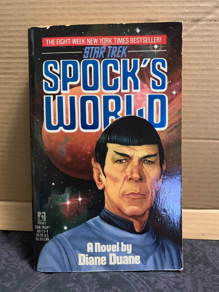 Star Trek Spock's World Paperback Book