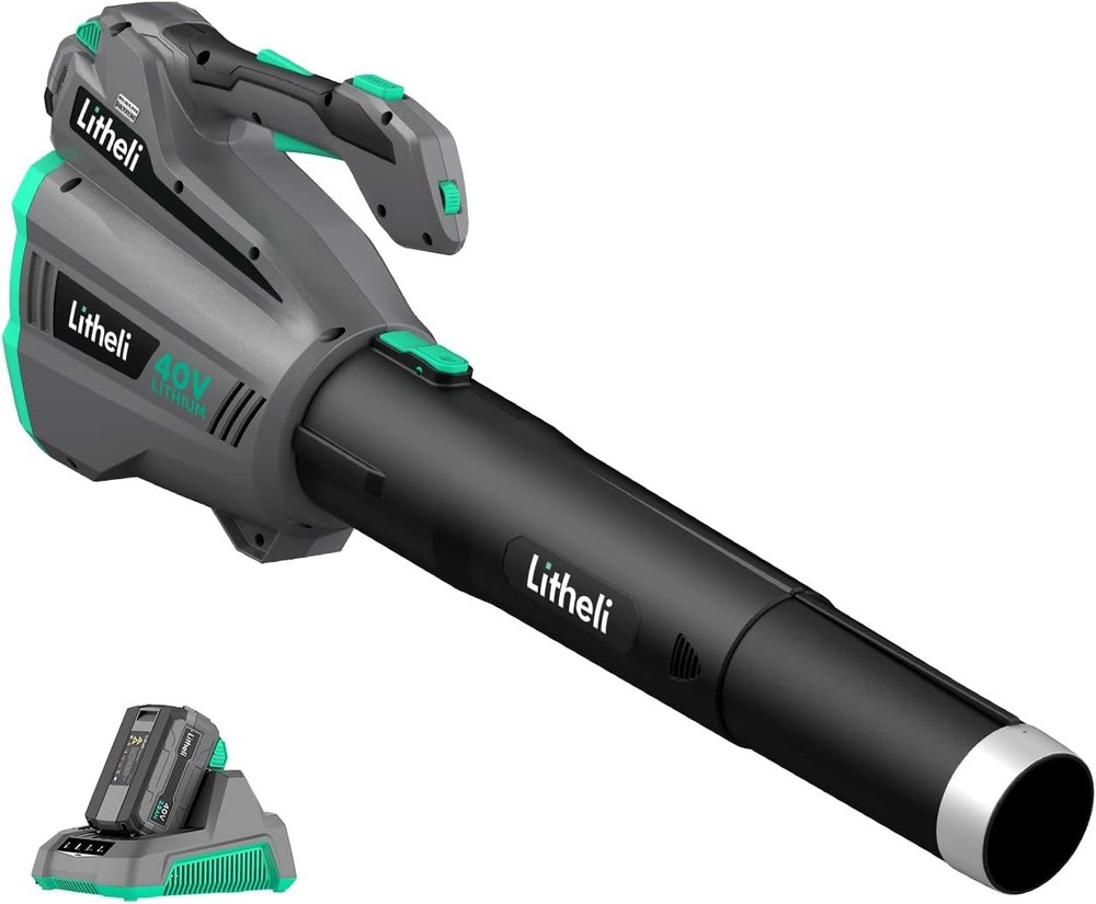 20V Cordless Leaf Blower 350 CFM 85 MPH Variable Speeds Electric Leaf Blower