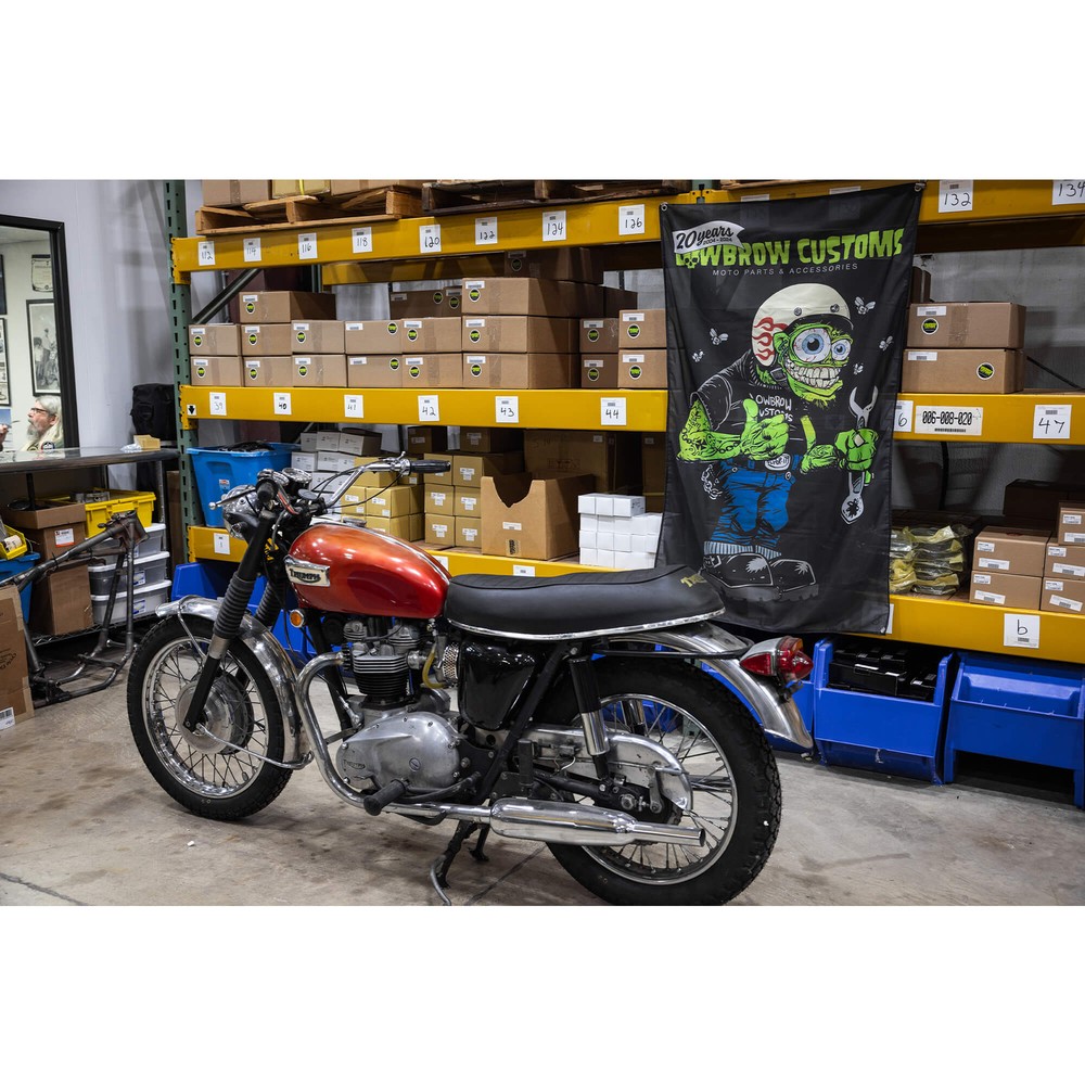 Lowbrow Customs Weirdo 20th Anniversary Flag