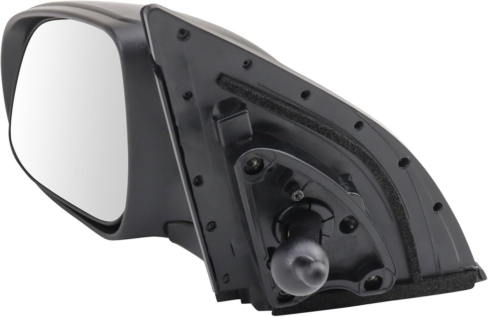 Textured Black Driver Side Mirror for Hyundai Accent — Manual, Left Side