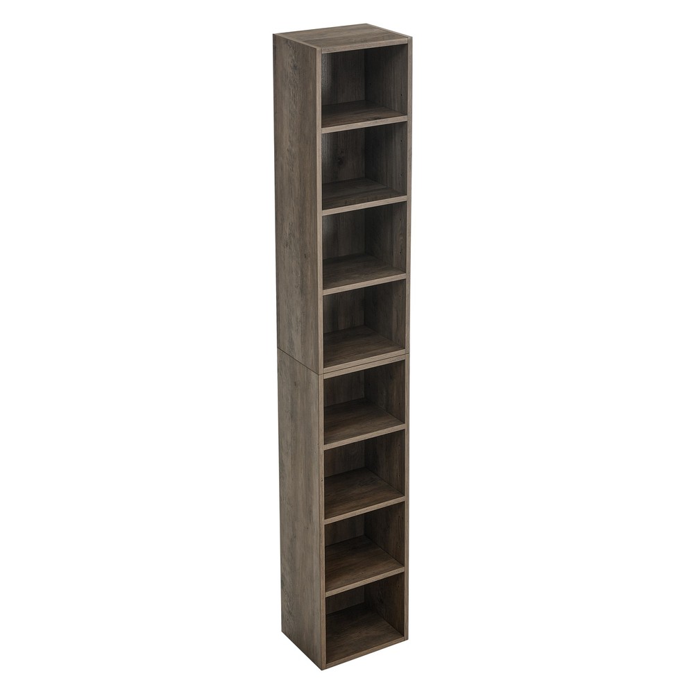8-layer ultra-thin storage cabinet, adjustable bookshelf