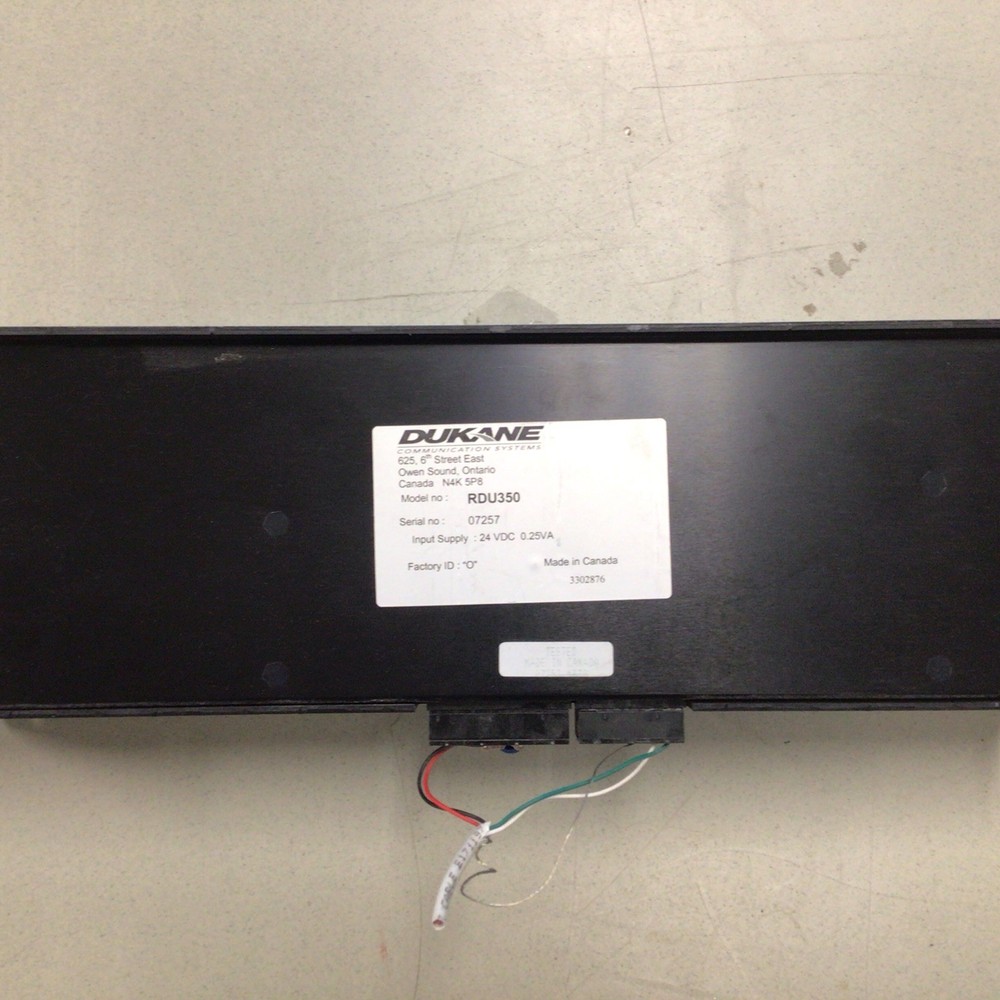 Dukane RDU350 StarCall Remote Display Unit