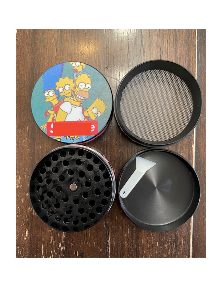52mm Premium Spice Herb Grinder 4pc Simpsons
