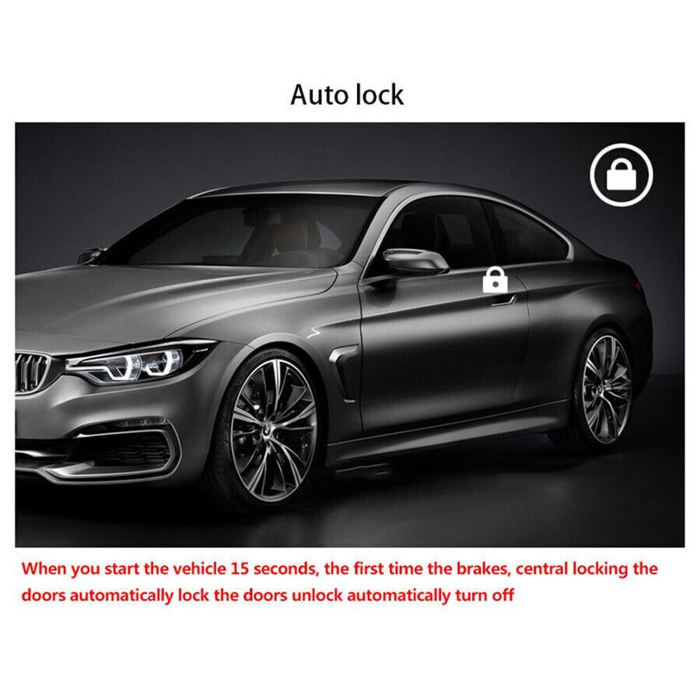Keyless Entry Engine Start Alarm System Push Button Remote Starter Stop Car