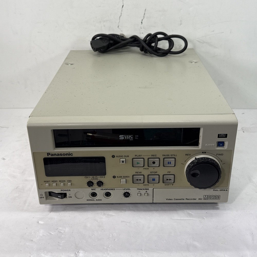 Panasonic AG-MD830E Cassette Recorder POWER TESTED ONLY