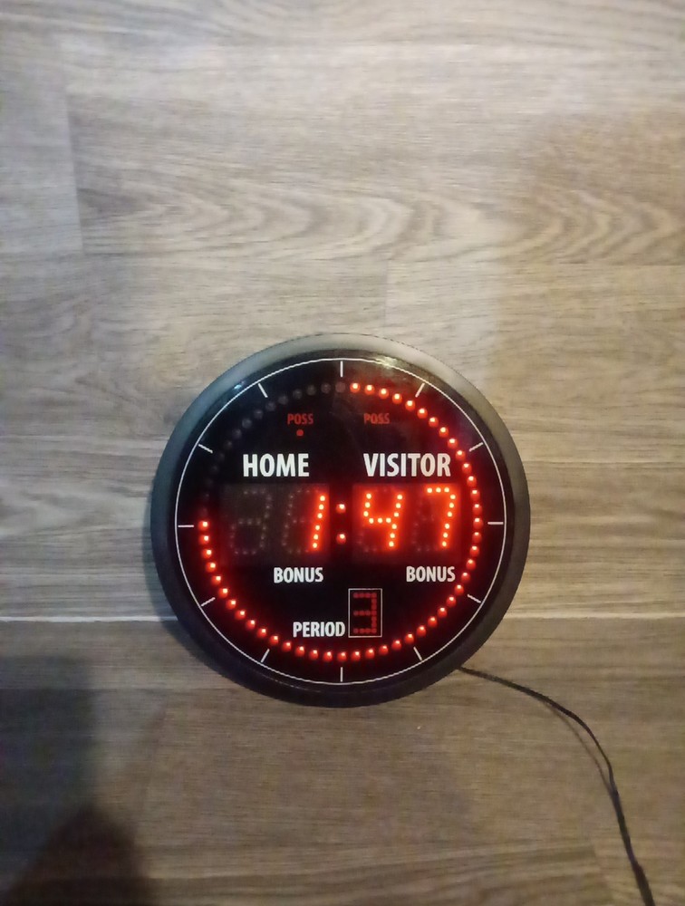 Score Board Themed Clock