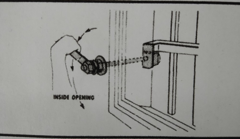 Window Guard Adjustable Fire Exit - Hand Turn (No Key)