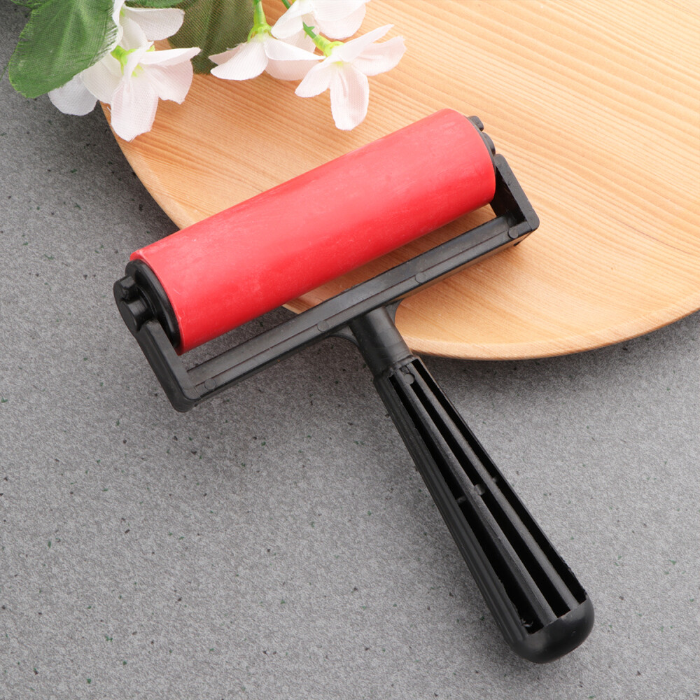 Rubber Glue Roller for Construction Tools Printmaking Brayer Rubber Brayer