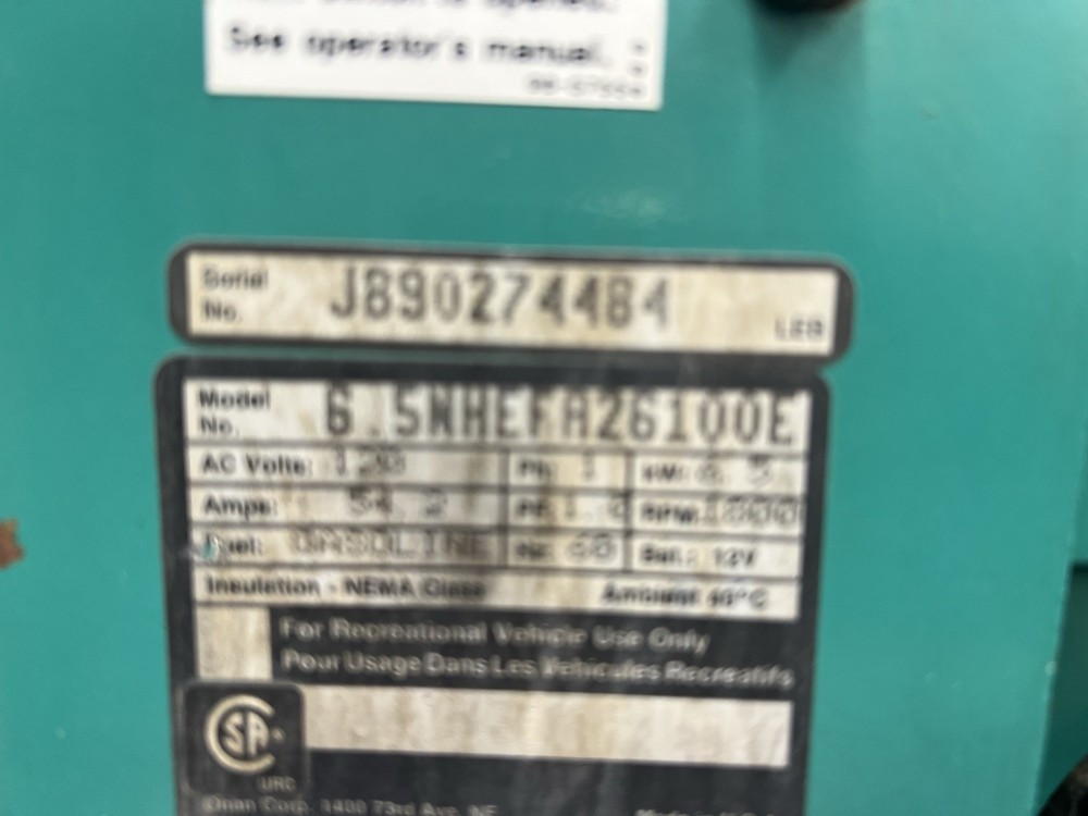 ONAN EMERALD III 6500 GENERATOR