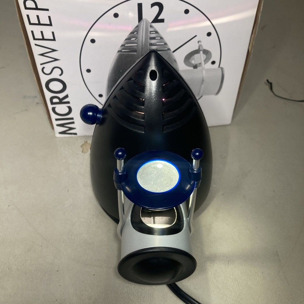 Vintage Time beam Microsweep World 1st Sweep Second Projecting Clock - WORKS