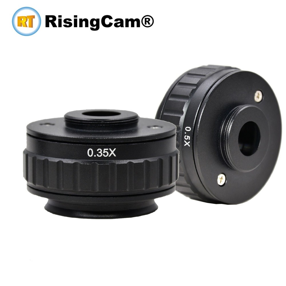 0.35X and 0.5X  microscope C mount adapter for trinocular stereo microscope
