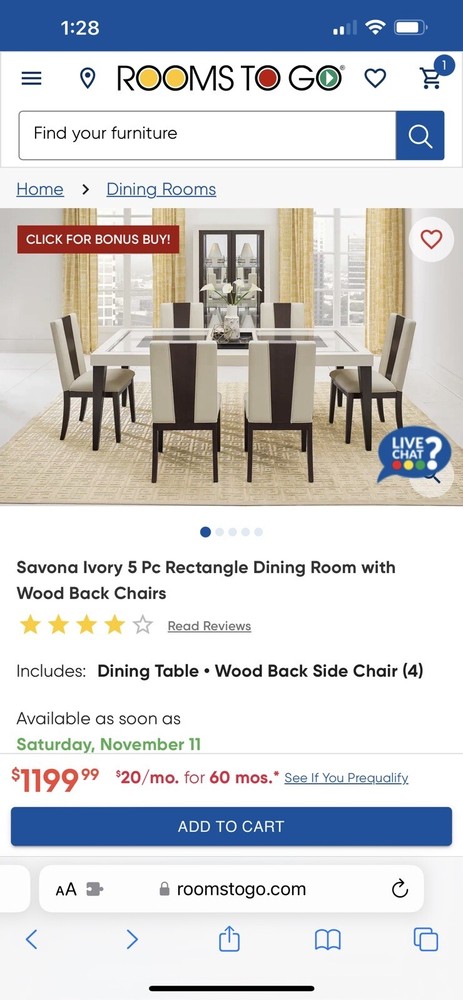 dining room set 4 chairs wooden