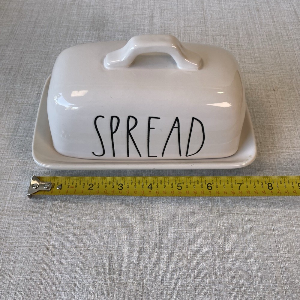Rae Dunn Ceramic Covered Butter Dish SPREAD