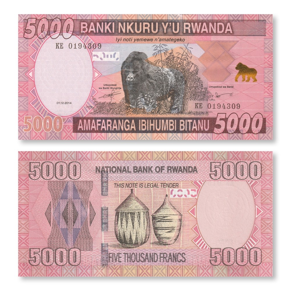 Rwanda 5000 Francs, 2014, B140a, P41, UNC