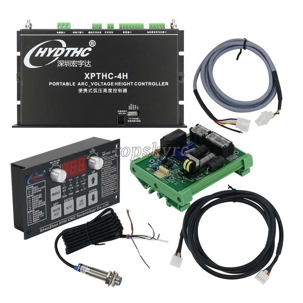 THC Plasma Torch Height Controller Kit For CNC Plasma Cutting Machines XPTHC-4H