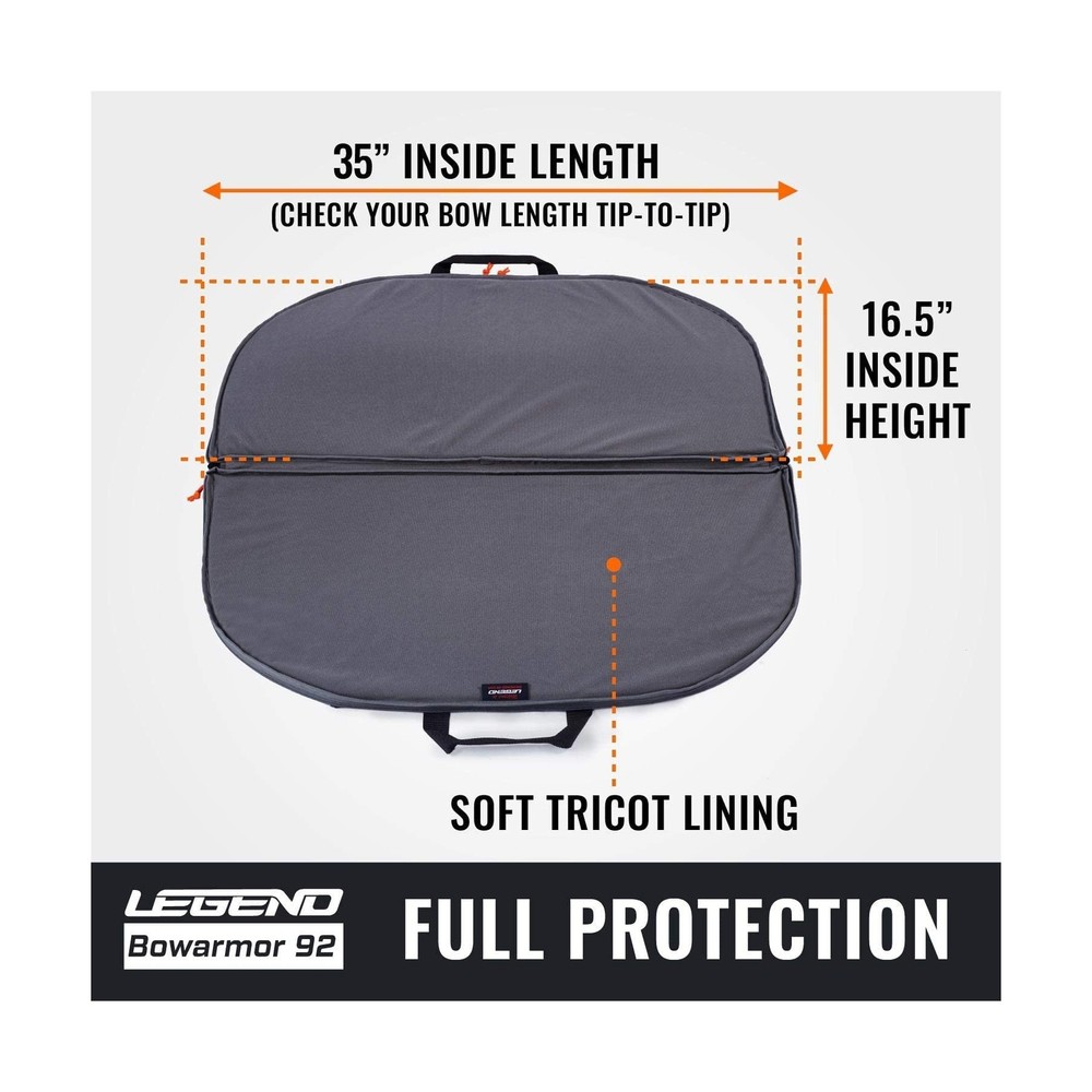 Legend Bowarmor 92 Soft Compound Bow Case - Carry Your Archery Accessories - ...
