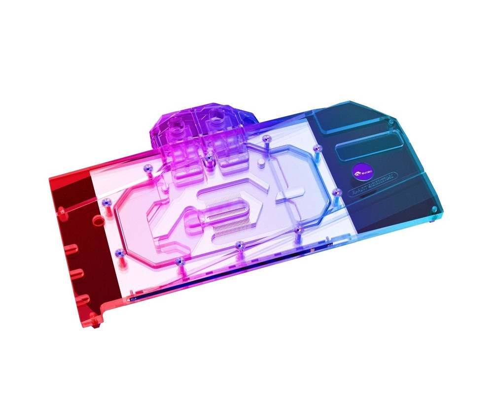 Bykski Full Coverage GPU Water Block and Backplate For ASRock Radeon RX 7900 ...