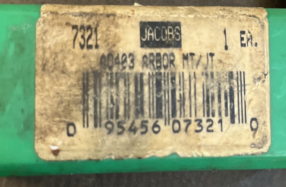 Jacobs Chuck Arbor A0403 Jacobs Taper