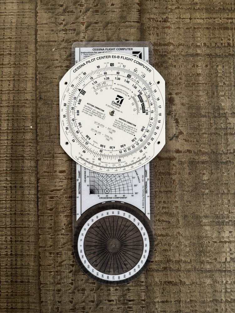 Flight Training Kit – E6-B Flight Computer, Kneeboard, GATS Fuel Jar, Checklist