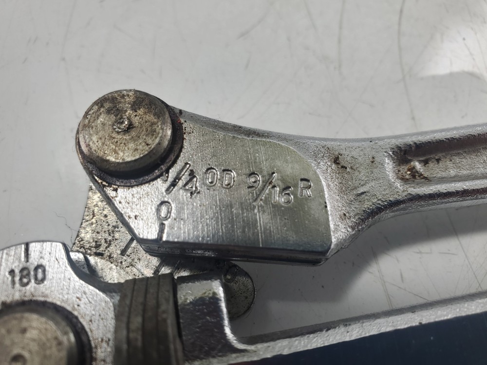 Ridgid 394 1/4,9/16" Tube Bender