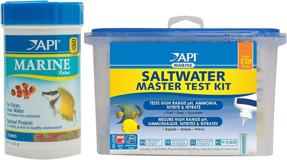 Single 800-Test Freshwater Aquarium Water Master Test Kit White