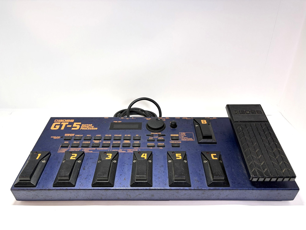BOSS GT-5 Multi Effects Guitar Processor Pedal MIJ Tested Working Used From JP