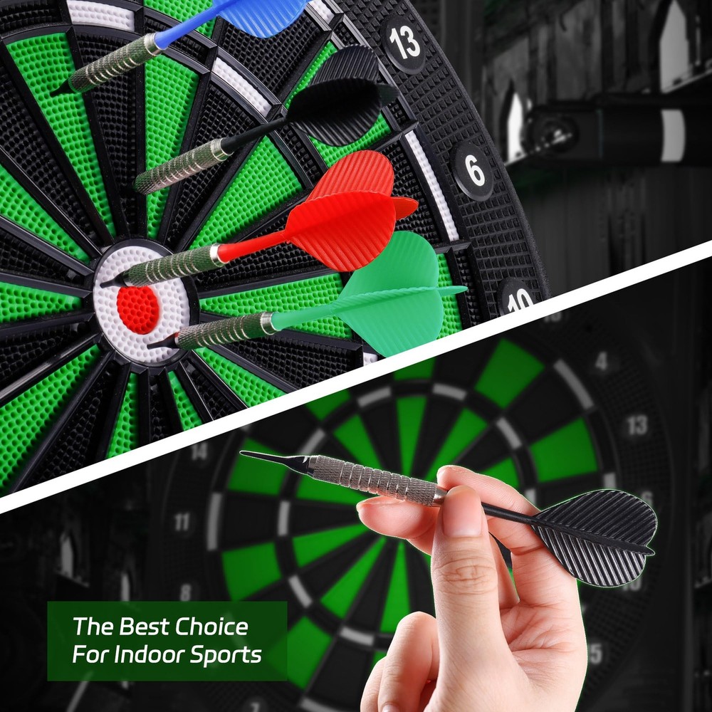 12 PCS Soft Plastic Tip Darts Set 100 Plastic Tips Electronic Dartboard Game