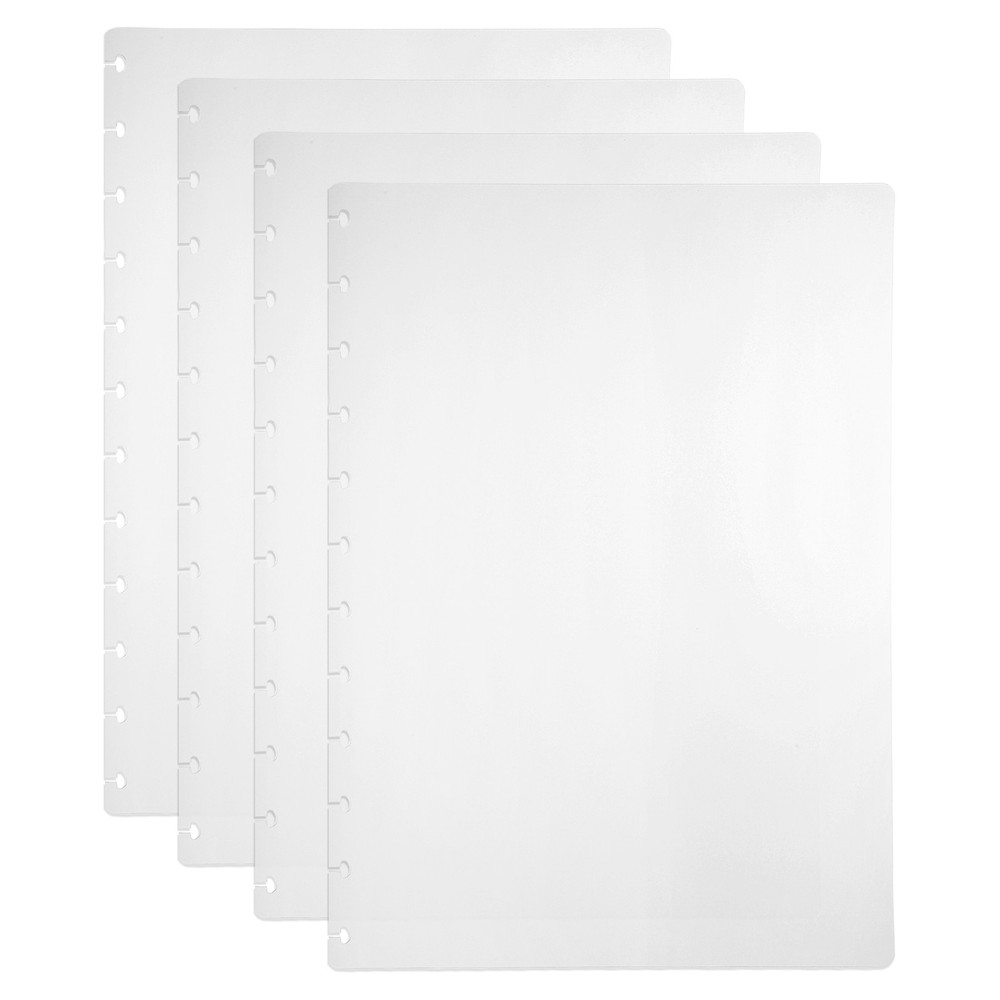 2 Set 11.8 x 8.5" A4 Discbound Notebook Cover, White