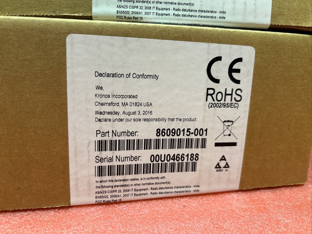 Kronos Battery Backup, Intouch 8609015-001 (Qty 2)