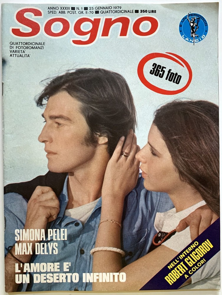 fotoromanzo SOGNO N.1 1979 PELEI DELYS