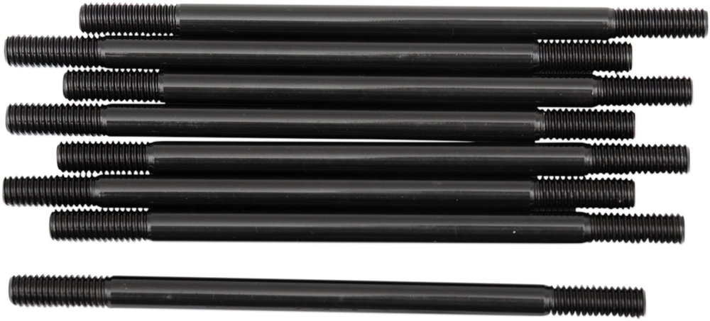 Kibblewhite Black Cylinder Studs 8 pc Kit Harley Dyna Glide 92