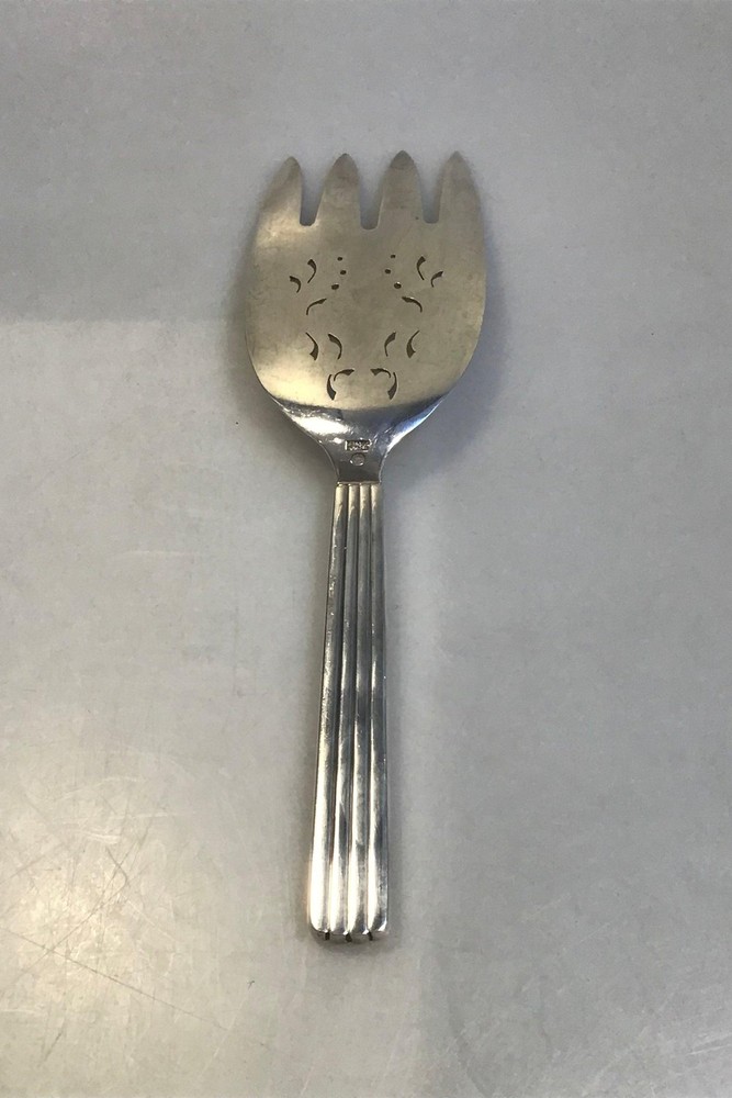 Georg Jensen Sterling Silver Bernadotte Fish Serving Fork No 231