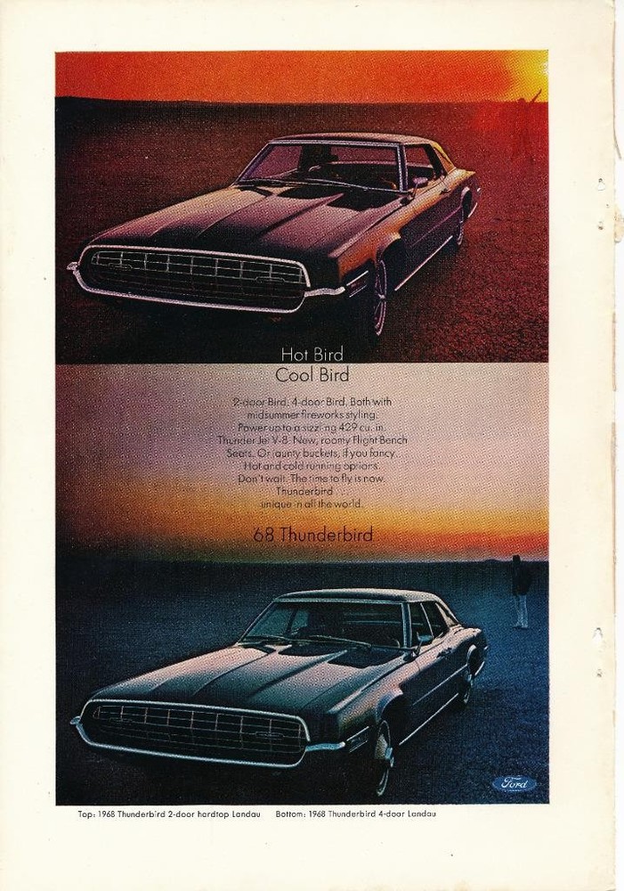 Magazine Ad - 1968 - Ford Thunderbird #1