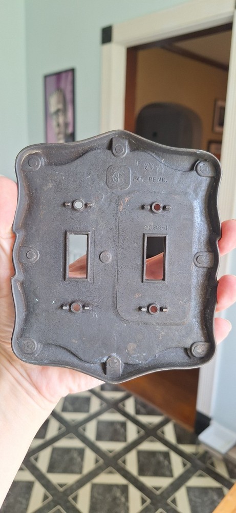 Amerock Carriage House Double light switch cover