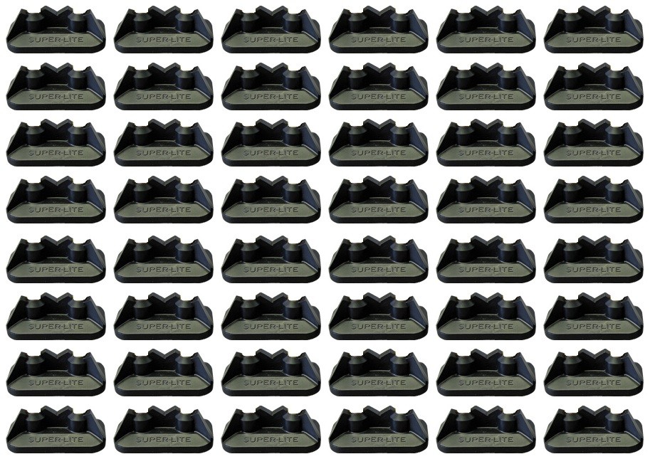 Stud Boy .75 Black Super-Lite Pro Series Double Backers - 48 Pack